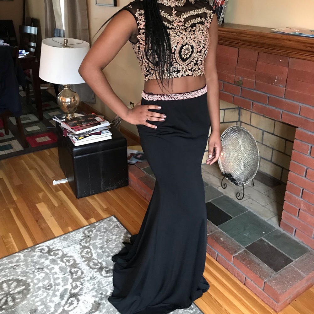 Stunning Two-Piece Prom Dress